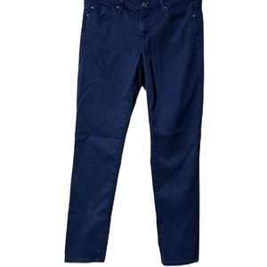 AG Adriano Goldschmied Womens The Stevie Ankle Slim Straight Jeans Blue Size 27